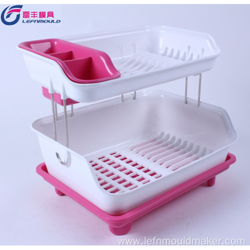 High quality plastic kitchen storage rack mould